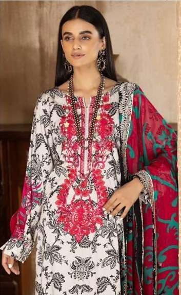 D- 1168 White glamour open pic by Mehboob Tex 